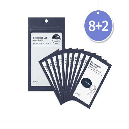[A'PIEU] Black Head Out Nose Patch 10ea (1 * 10ea) - BEST Korea Cosmetic